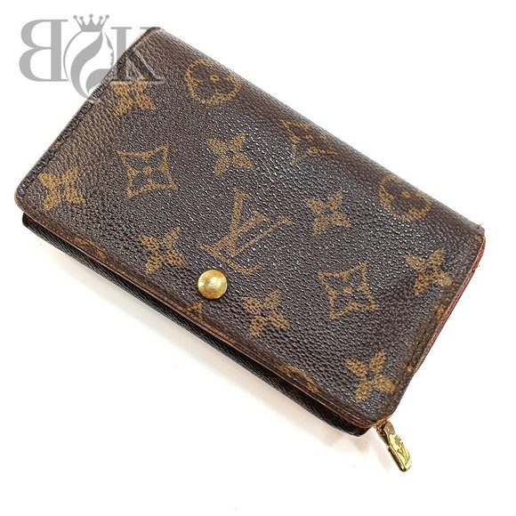 Louis Vuitton Portomone zipper fold wallet Vietresor Monogram Bi - Picture 1 of 5
